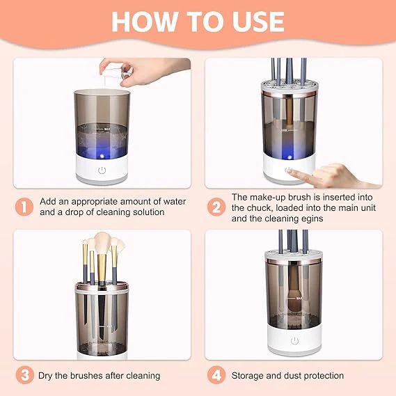 Automatic Multi Brush Cleaner-منظف الفرش المتعدد الأوتوماتيكي